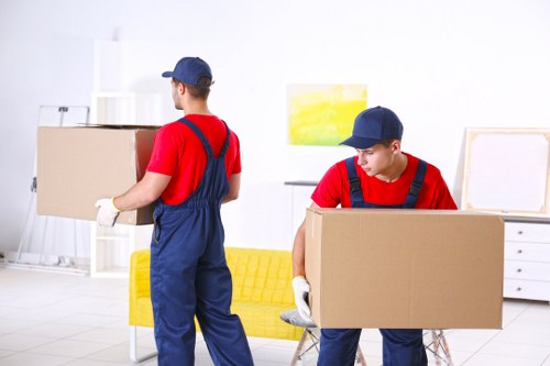 Removal team preparing for a local house move in Bromleycommon
