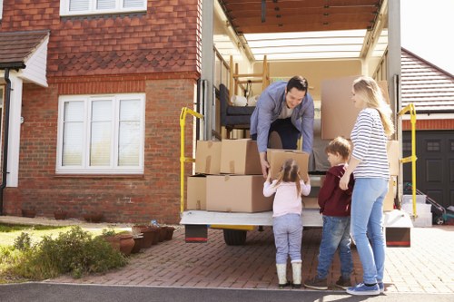 Removal van ready for a home move in Bromleycommon