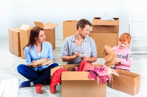 Careful handling of furniture during a Bromleycommon man with van service