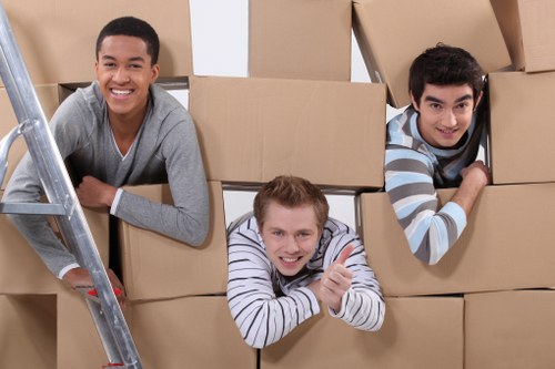Residential removals support for a Bromleycommon home