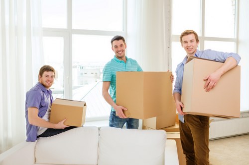 Local van service handling boxes and household items