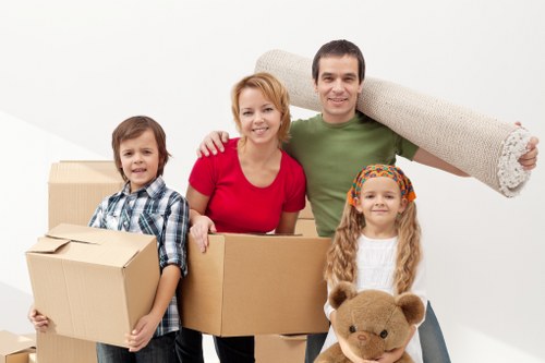 Local movers handling a business relocation near Bromleycommon streets