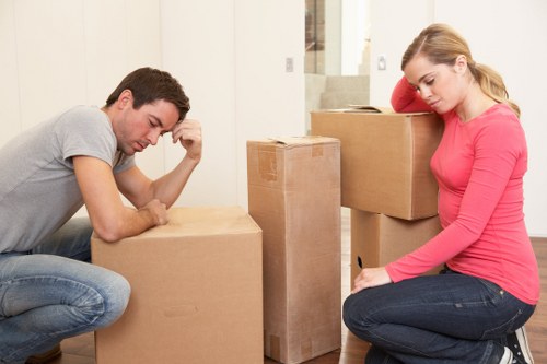 Raising a service issue during a van removal job