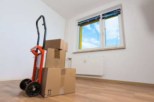 Van loading furniture for a move in Bromleycommon